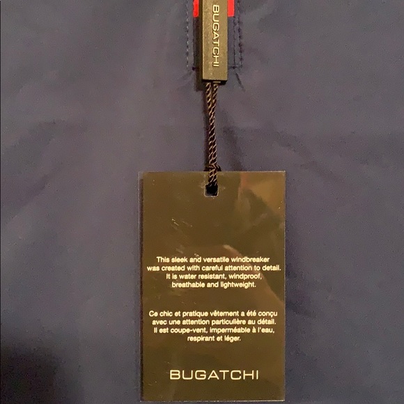 😍NWT Bugatchi medium, Navy and red windbreaker
SH36 - Picture 5 of 8